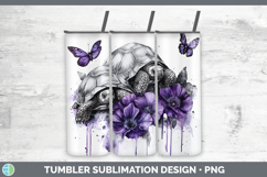 GorgeousFarm Purple Drips Tumbler design.
