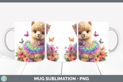 GorgeousFarm Rainbow Summer Mug Wrap design.