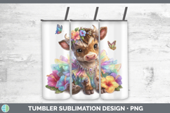 GorgeousFarm Rainbow Summer Tumbler design.