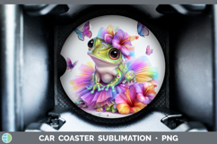 GorgeousFarm Rainbow Summer Car Coaster design.