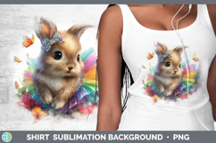 GorgeousFarm Rainbow Summer Shirt design.