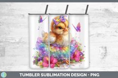 GorgeousFarm Rainbow Summer Tumbler design.