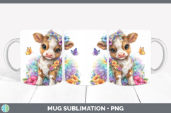 GorgeousFarm Rainbow Summer Mug Wrap design.