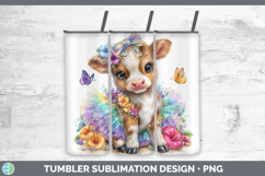 GorgeousFarm Rainbow Summer Tumbler design.