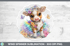 GorgeousFarm Rainbow Summer Wind Spinner design.