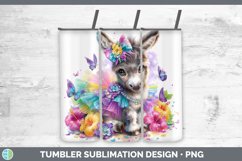 GorgeousFarm Rainbow Summer Tumbler design.