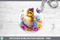 GorgeousFarm Rainbow Summer Keychain design.