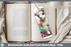 GorgeousFarm Rainbow Summer Bookmark design.