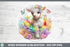 GorgeousFarm Rainbow Summer Wind Spinner design.