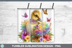 GorgeousFarm Rainbow Summer Tumbler design.