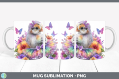 GorgeousFarm Rainbow Summer Mug Wrap design.
