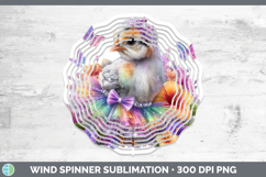 GorgeousFarm Rainbow Summer Wind Spinner design.