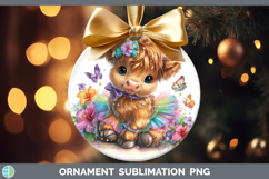 GorgeousFarm Rainbow Summer Ornament design.