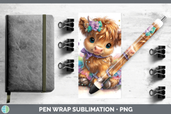 GorgeousFarm Rainbow Summer Pen Wrap design.