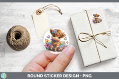 GorgeousFarm Rainbow Summer Stickers design.