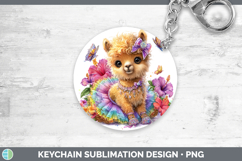 GorgeousFarm Rainbow Summer Keychain design.