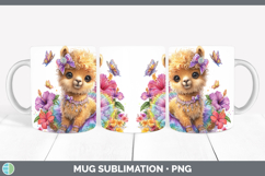 GorgeousFarm Rainbow Summer Mug Wrap design.