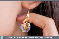 GorgeousFarm Rainbow Summer Teardrop Earrings design.