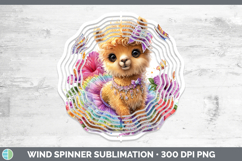 GorgeousFarm Rainbow Summer Wind Spinner design.