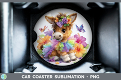 GorgeousFarm Rainbow Summer Car Coaster design.