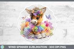 GorgeousFarm Rainbow Summer Wind Spinner design.