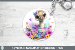 GorgeousFarm Rainbow Summer Keychain design.