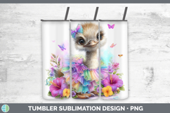 GorgeousFarm Rainbow Summer Tumbler design.