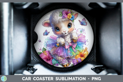 GorgeousFarm Rainbow Summer Car Coaster design.