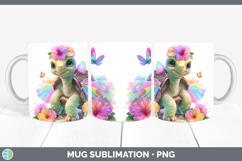 GorgeousFarm Rainbow Summer Mug Wrap design.