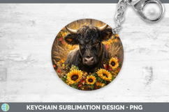 GorgeousFarm Rustic Autumn Keychain design.