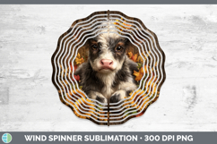 GorgeousFarm Rustic Autumn Wind Spinner design.