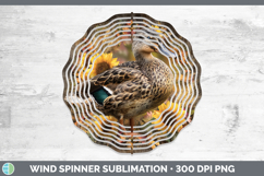 GorgeousFarm Rustic Autumn Wind Spinner design.