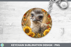 GorgeousFarm Rustic Autumn Keychain design.