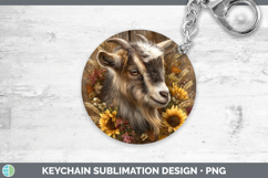 GorgeousFarm Rustic Autumn Keychain design.