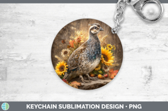 GorgeousFarm Rustic Autumn Keychain design.