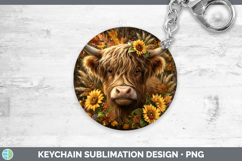 GorgeousFarm Rustic Autumn Keychain design.