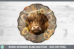 GorgeousFarm Rustic Autumn Wind Spinner design.