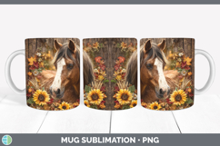 GorgeousFarm Rustic Autumn Mug Wrap design.