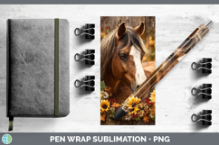GorgeousFarm Rustic Autumn Pen Wrap design.