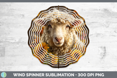 GorgeousFarm Rustic Autumn Wind Spinner design.