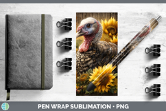 GorgeousFarm Rustic Autumn Pen Wrap design.