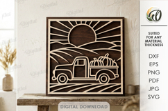 Farm Round Signs Bundle Laser Cut. Farmhouse Wall Decor SVG Product Image 4
