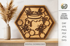 3D Farm Sign Laser Cut. Home Wall Decor SVG Product Image 1