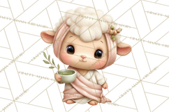 Baby Farm Animals Clipart PNG, Spa Day Cute Animals Product Image 3