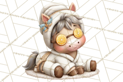 Baby Farm Animals Clipart PNG, Spa Day Cute Animals Product Image 2