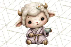 Baby Farm Animals Clipart PNG, Spa Day Cute Animals Product Image 2
