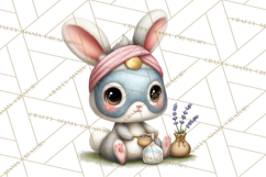 Baby Farm Animals Clipart PNG, Spa Day Cute Animals Product Image 3