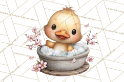 Baby Farm Animals Clipart PNG, Spa Day Cute Animals Product Image 3