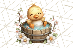 Baby Farm Animals Clipart PNG, Spa Day Cute Animals Product Image 2
