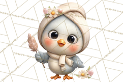 Baby Farm Animals Clipart PNG, Spa Day Cute Animals Product Image 3